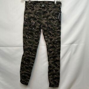 Blank NYC Camo Moto Pants size 27 NWT